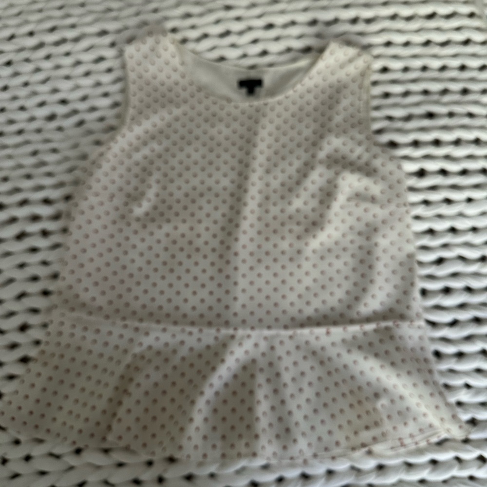 Talbots Polka Dot blouse